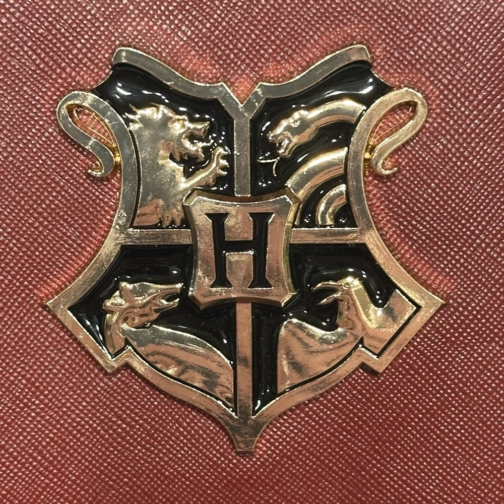 Harry Potter Hogwarts Crest Mini Backpack Elegant Burgundy